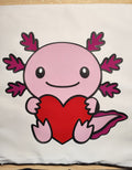 Taie d'oreiller Axolotl cœur – 40x40cm