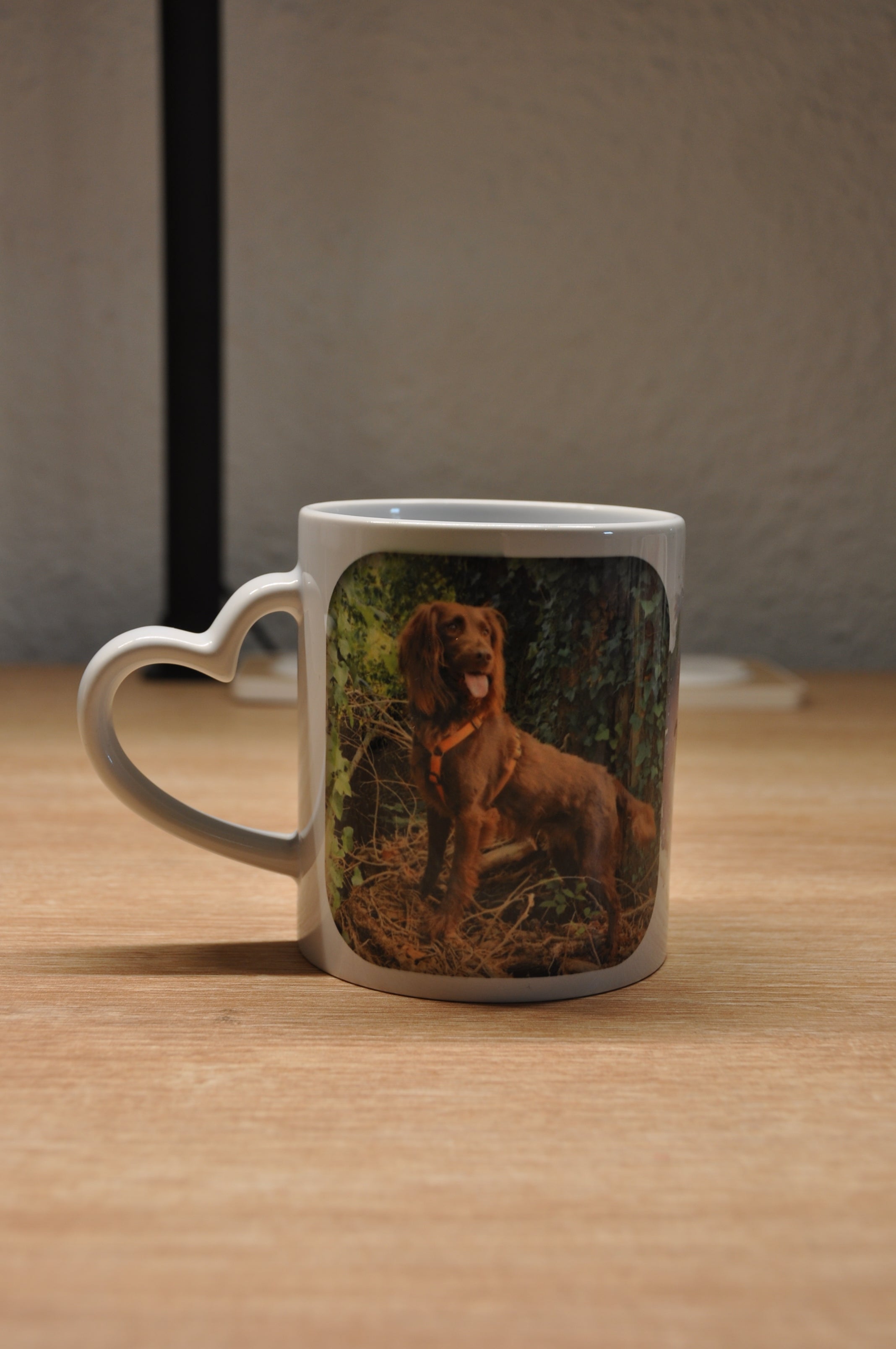 Mug anse cœur à personnaliser