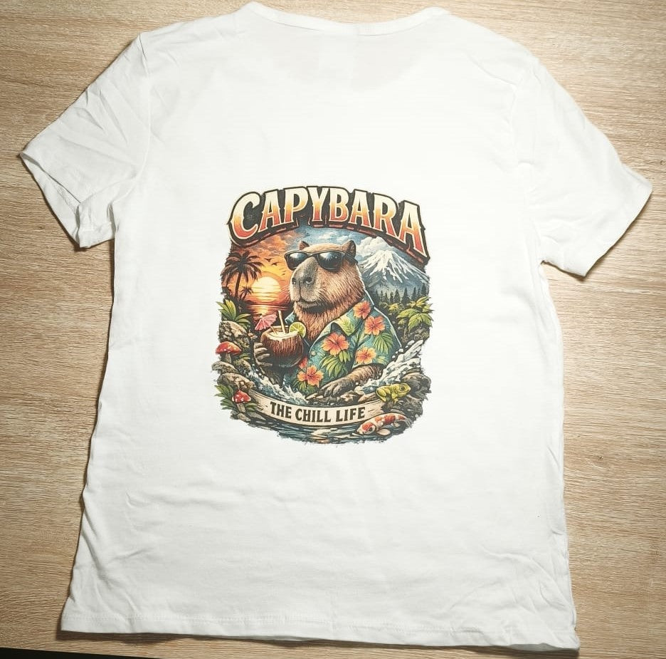 T-shirt enfant Capybara « The Chill Life » – 2 à 14 ans