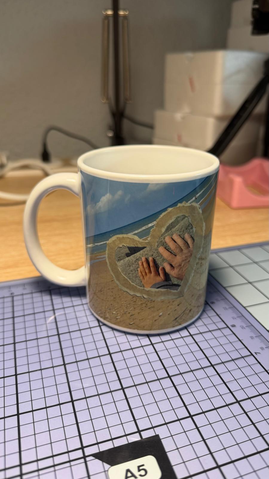 Mug sublimé personnalisé - Photo ou montage photo au choix